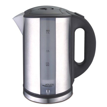 Adler | Kettle | AD 1216 | Standard | 2000 W | 1.7 L | Stainless steel | 360° rotational base | Stai